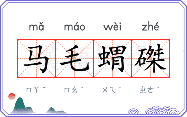 马毛蝟磔