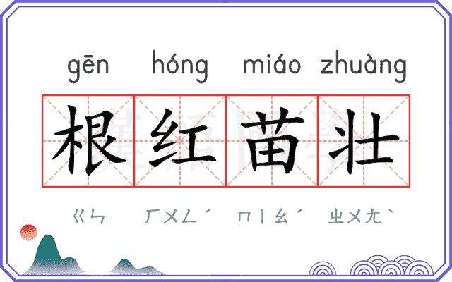 根红苗壮