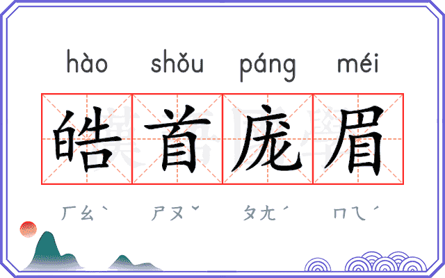 皓首庞眉