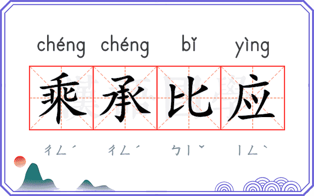 乘承比应