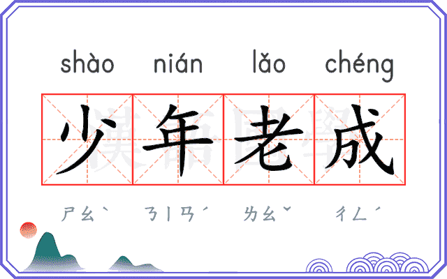 少年老成