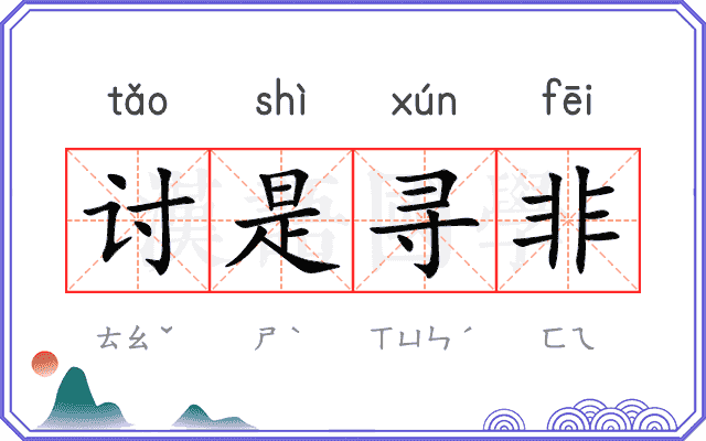 讨是寻非