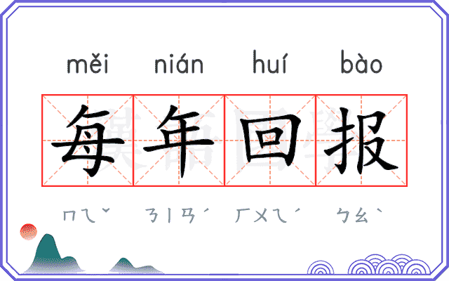 每年回报