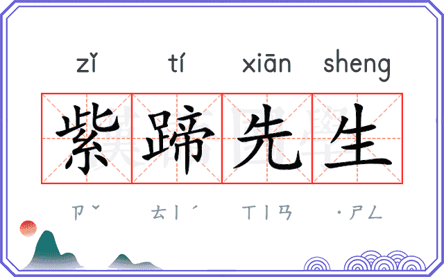 紫蹄先生