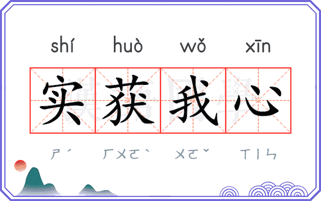实获我心