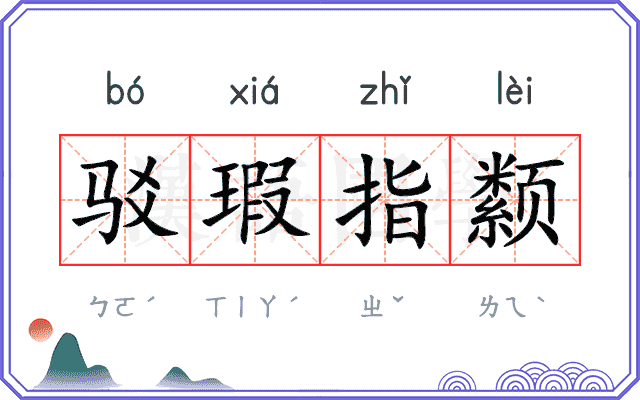 驳瑕指颣