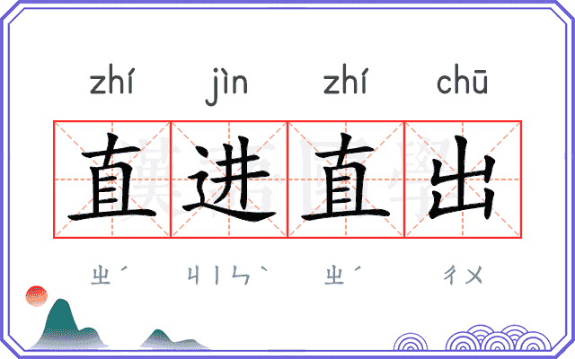直进直出