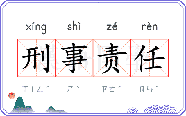 刑事责任