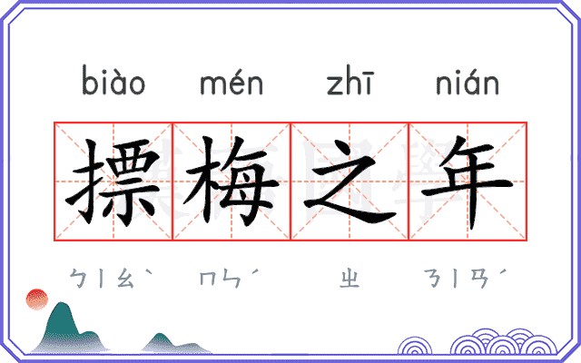 摽梅之年