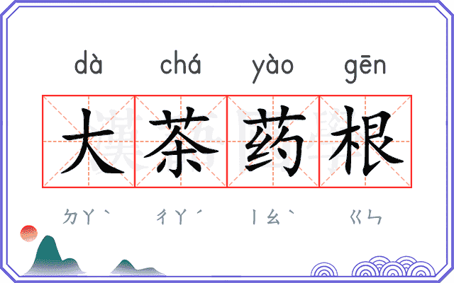 大茶药根