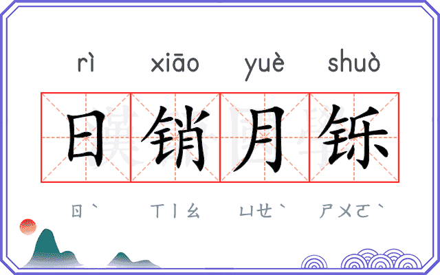 日销月铄
