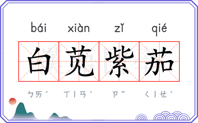 白苋紫茄