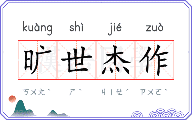 旷世杰作