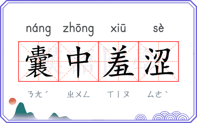 囊中羞涩