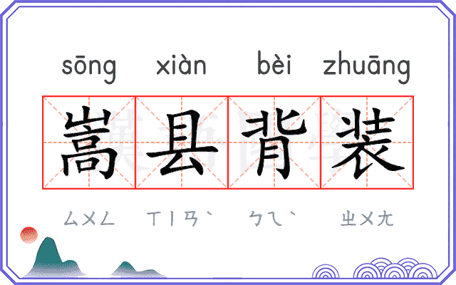 嵩县背装