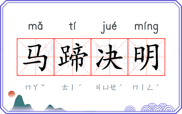 马蹄决明