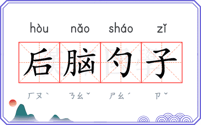 后脑勺子