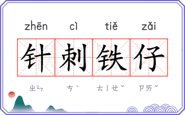 针刺铁仔