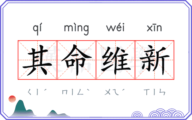 其命维新