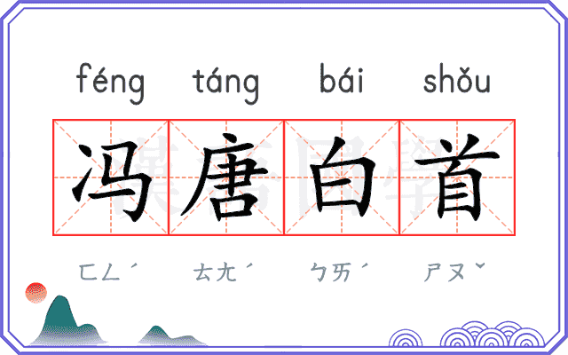 冯唐白首