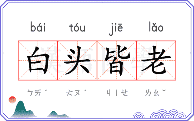 白头皆老