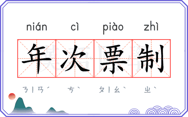 年次票制