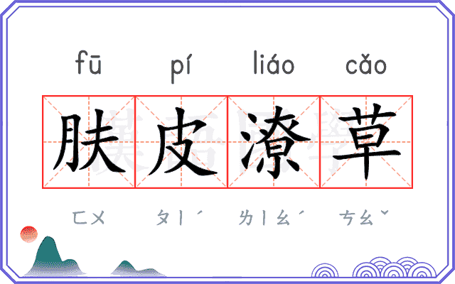 肤皮潦草