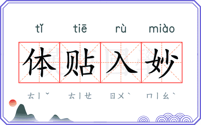 体贴入妙