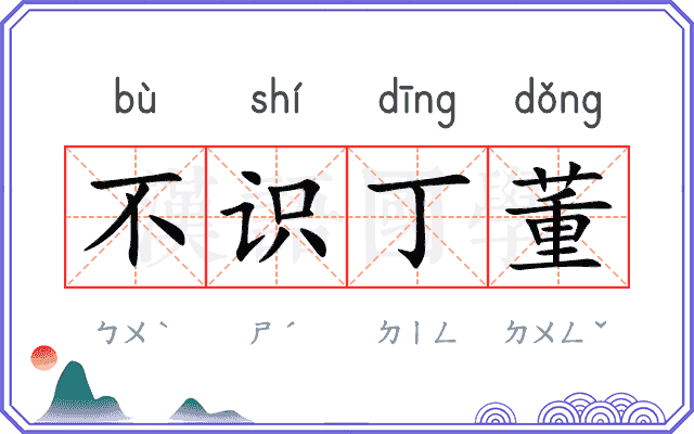 不识丁董