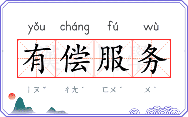 有偿服务