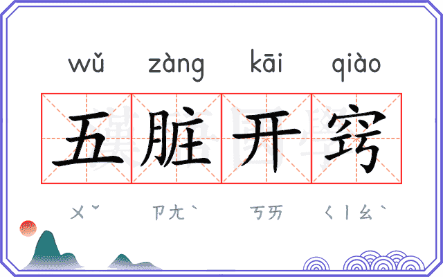 五脏开窍