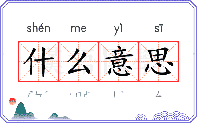 什么意思