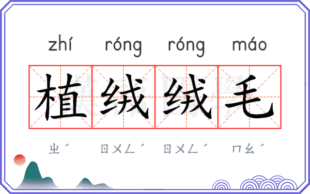 植绒绒毛