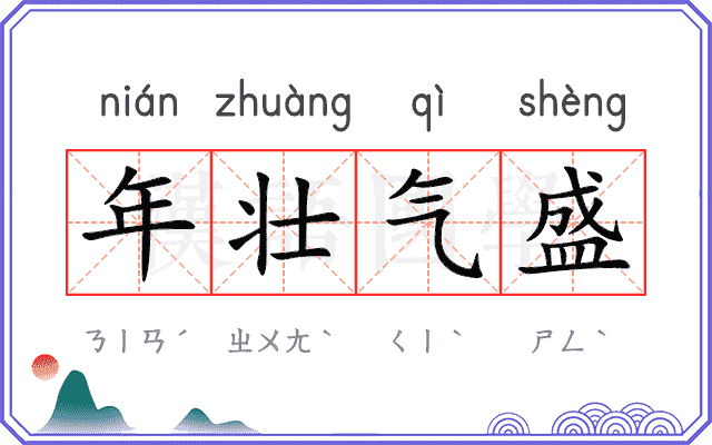 年壮气盛