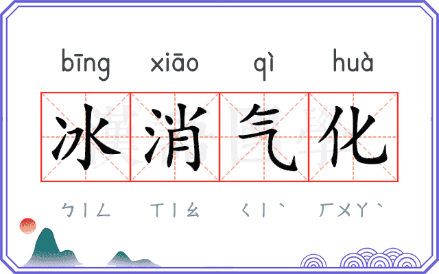 冰消气化