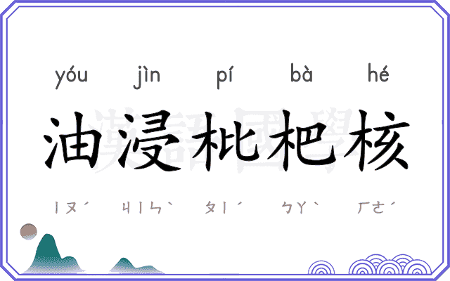 油浸枇杷核