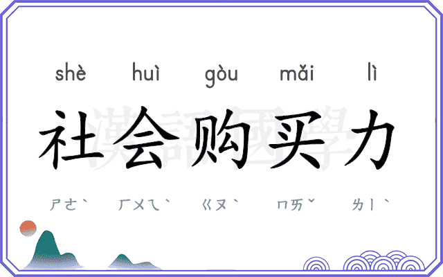 社会购买力