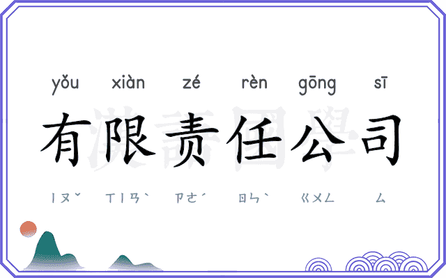 有限责任公司