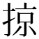 掠