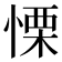 慄