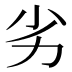 劣