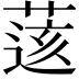 𦷷